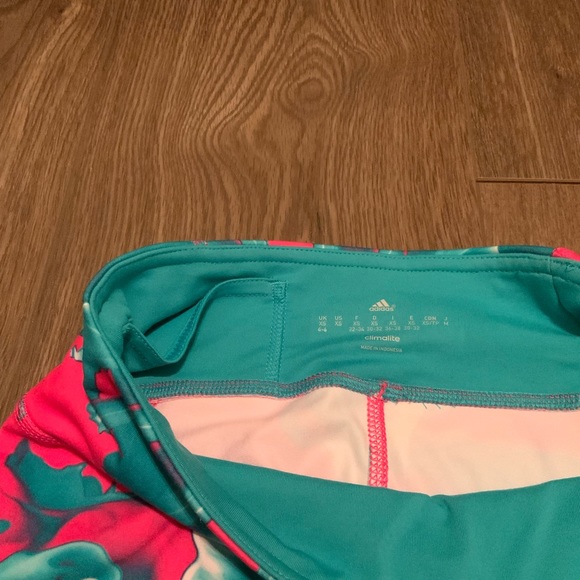 adidas Pink Palm Tree Tights - Picture 5 of 6